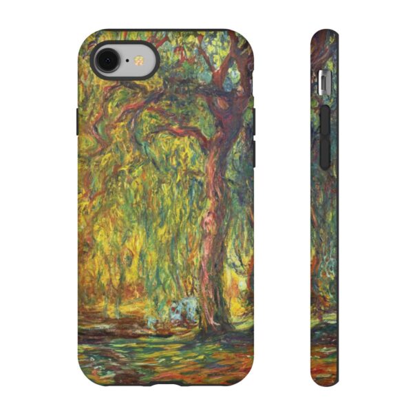 Weeping Willow Tree Phone Case (1918) | Oscar Claude Monet Phone Case | Mazevoo Tough Case - Image 2