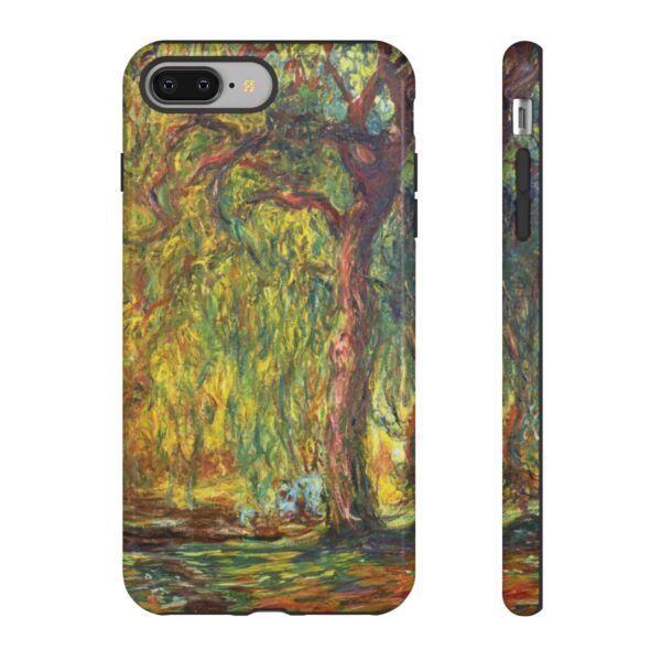 Weeping Willow Tree Phone Case (1918) | Oscar Claude Monet Phone Case | Mazevoo Tough Case - Image 3