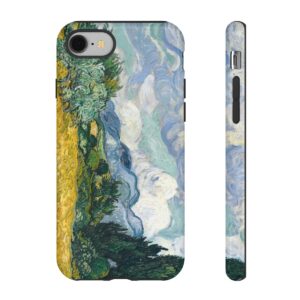 Wheat Field with Cypresses (1889)  | Van Gogh Phone Case | Mazevoo Tough Case