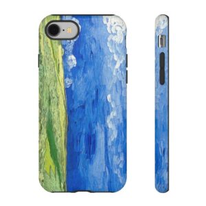 Wheatfield Under Thunderclouds Phone Case (1890) | Vincent Van Gogh Phone Case | Mazevoo Tough Case |