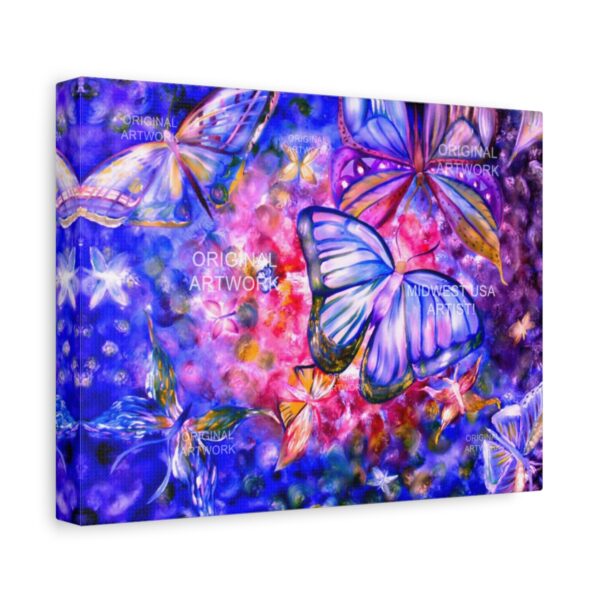 Whispering Butterflies | Stretched Canvas - Image 2