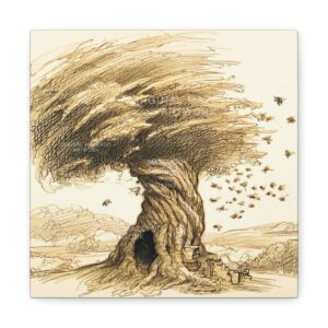 Winnie the Pooh: Honey Tree Highlands | Stretched Canvas