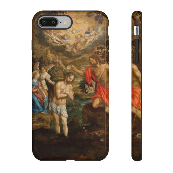 Baptism of Christ By Hendrik De Clerck Phone Case (17th Cent.) - Image 3