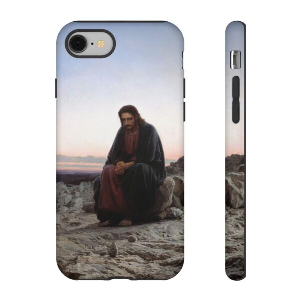 Christ in the Wilderness by Ivan Kramskoi Phone Case (1872) - Image 2