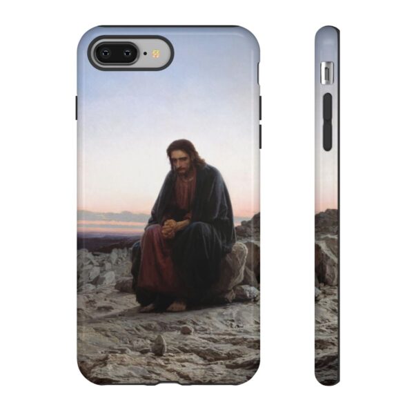 Christ in the Wilderness by Ivan Kramskoi Phone Case (1872) - Image 3