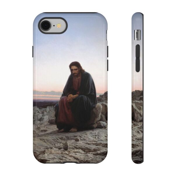 Christ in the Wilderness by Ivan Kramskoi Phone Case (1872)