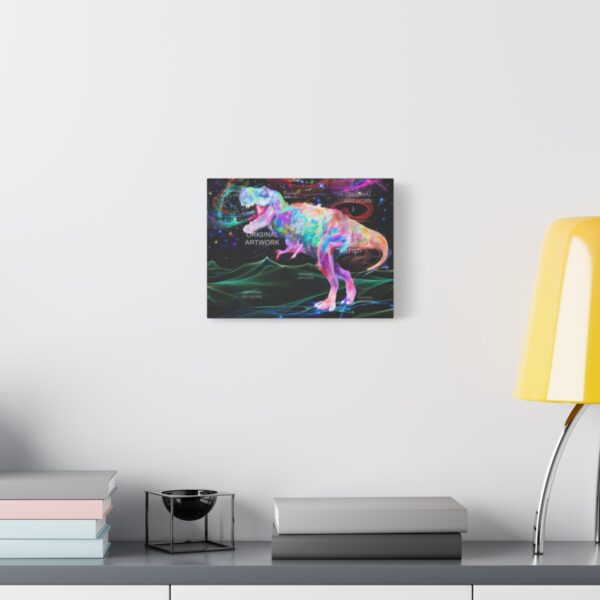 Cosmic Trex | Stretched Canvas - Image 3