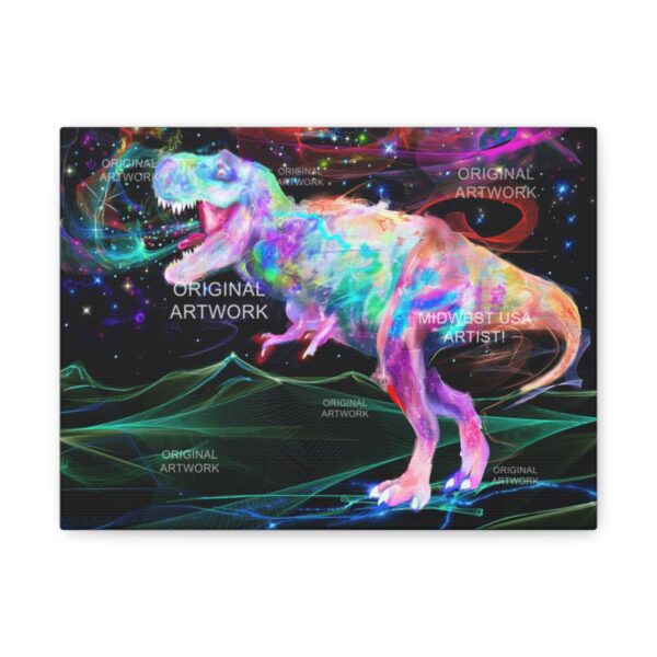 Cosmic Trex | Stretched Canvas