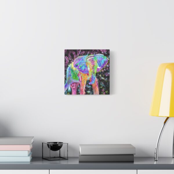 Elephant Fantasia | Stretched Canvas - Image 3