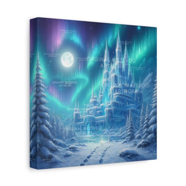 Enchanted Frozen Bastion | Stretched Canvas - Image 2