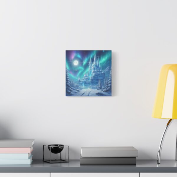 Enchanted Frozen Bastion | Stretched Canvas - Image 3