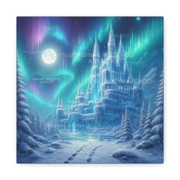 Enchanted Frozen Bastion | Stretched Canvas