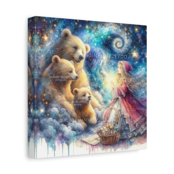 Goldilocks and the Three Bears: Mythic Night | Stretched Canvas - Image 2