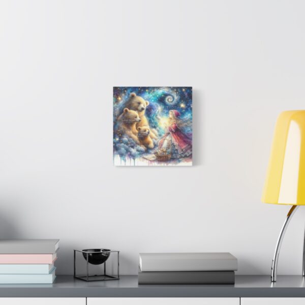 Goldilocks and the Three Bears: Mythic Night | Stretched Canvas - Image 3