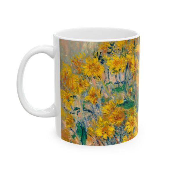 Jerusalem Artichoke Mug (1880) | Claude Monet Coffee Mug - Image 3