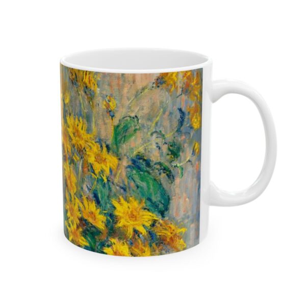 Jerusalem Artichoke Mug (1880) | Claude Monet Coffee Mug - Image 4