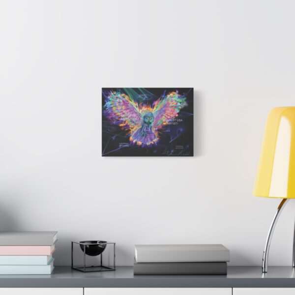 Owl's Dreamflight | Stretched Canvas - Image 3