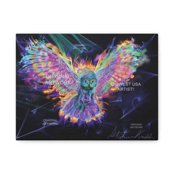 Owl's Dreamflight | Stretched Canvas