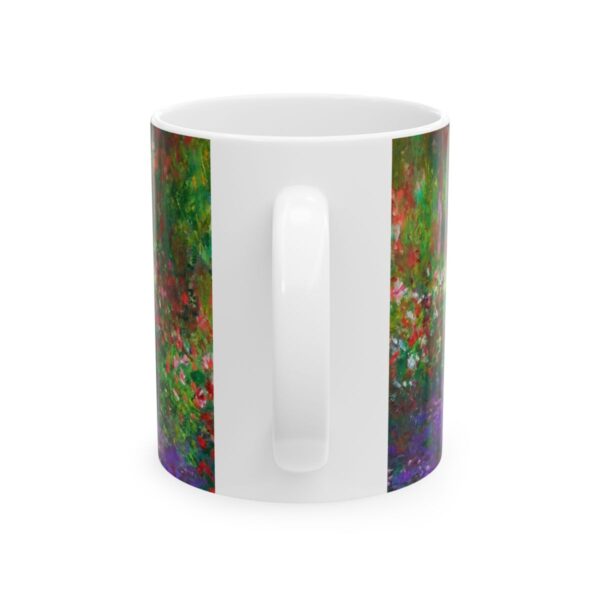 Pathway in Monet's Garden at Giverny Mug (1901) | Claude Monet Coffee Mug - Image 2