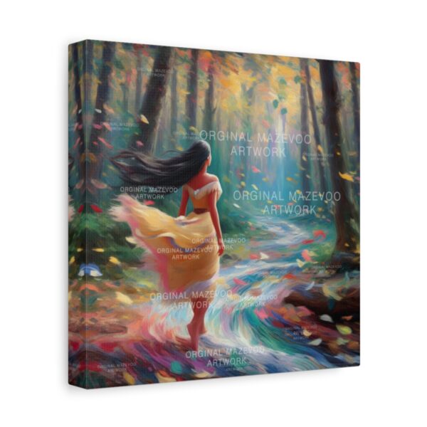 Pocahontas: Nature's Harmony | Stretched Canvas - Image 2