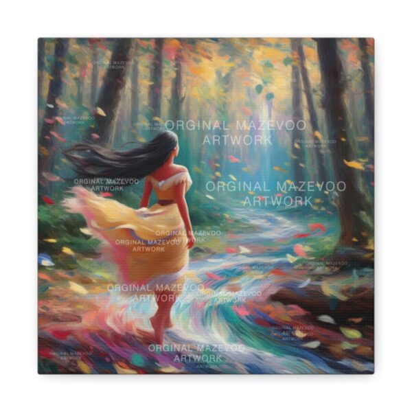 Pocahontas: Nature's Harmony | Stretched Canvas