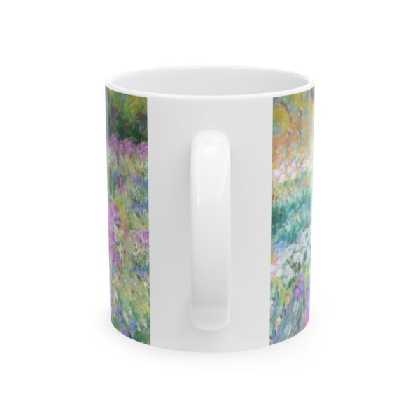 The Artist's Garden at Giverny Mug (1900) | Claude Monet Coffee Mug - Image 2