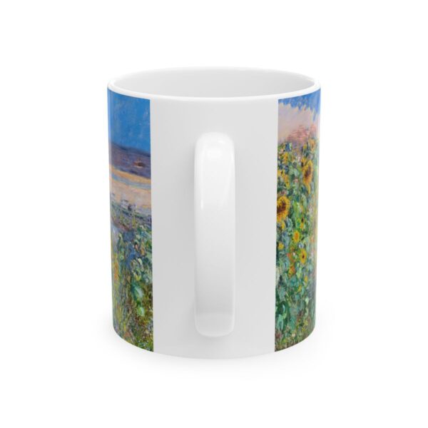 The Artist's Garden at VÃ©theuil Mug (1881) | Claude Monet Coffee Mug | - Image 2