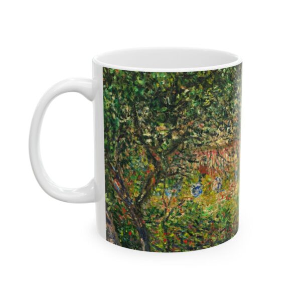 The Garden at VÃ©theuil Mug (1889) | Claude Monet Coffee Mug - Image 3