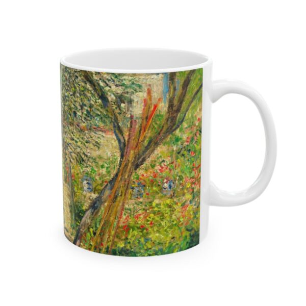 The Garden at VÃ©theuil Mug (1889) | Claude Monet Coffee Mug - Image 4