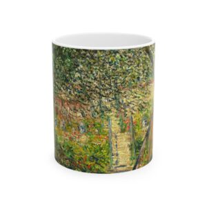The Garden at Vétheuil Mug (1889) | Claude Monet Coffee Mug
