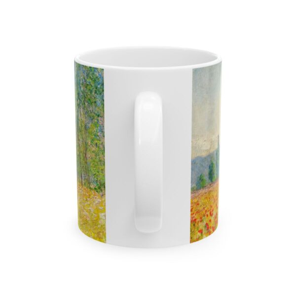 Under the Poplars Mug (1887) | Claude Monet Coffee Mug - Image 2