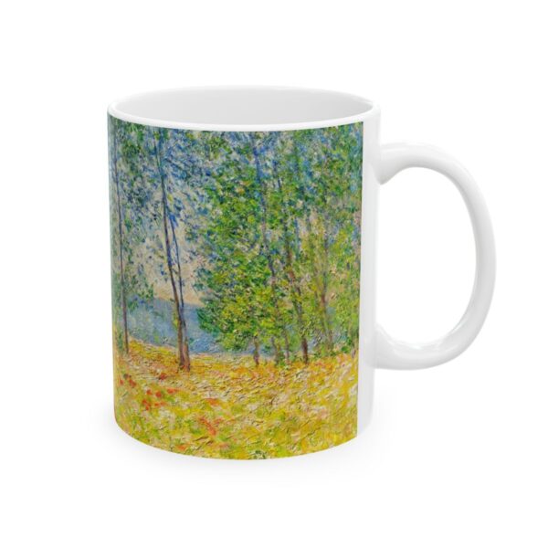 Under the Poplars Mug (1887) | Claude Monet Coffee Mug - Image 4