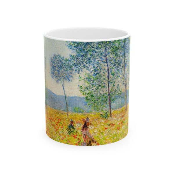 Under the Poplars Mug (1887) | Claude Monet Coffee Mug