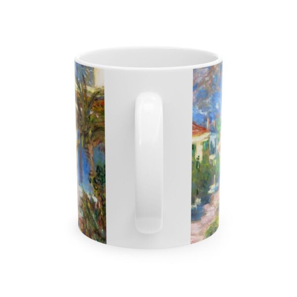 Villas at Bordighera Mug (1884) | Claude Monet Coffee Mug - Image 2