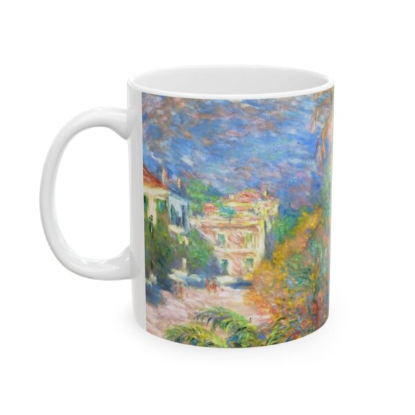 Villas at Bordighera Mug (1884) | Claude Monet Coffee Mug - Image 3