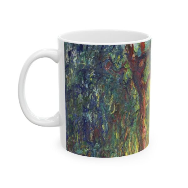 Weeping Willow Tree Mug (1918) | Claude Monet Coffee Mug - Image 3