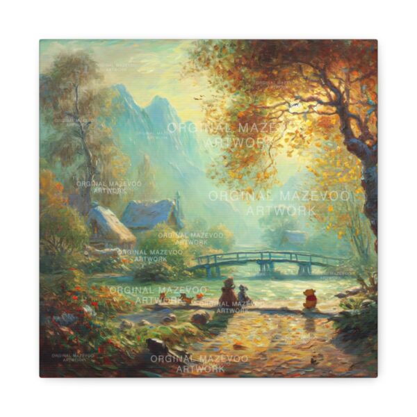 Winnie the Pooh: Reflections of the 100 Acre Wood | Stretched Canvas