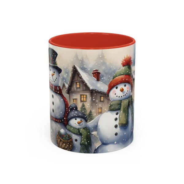 Adorable Snowman Family Mug