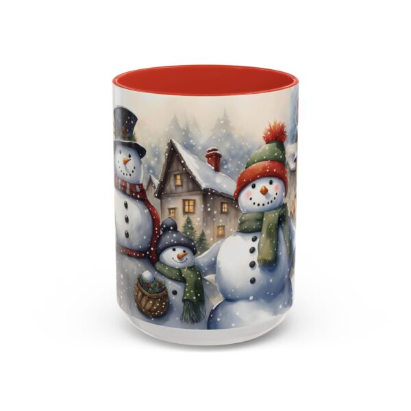 Adorable Snowman Family Mug - Image 4