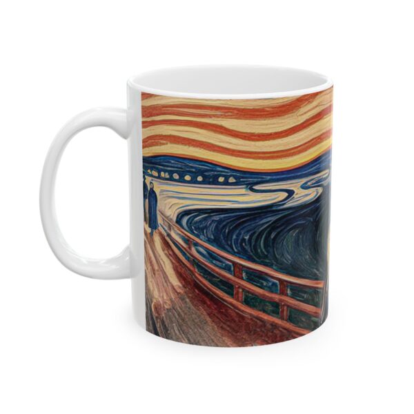 The Scream by Edvard Munch | Coffee Mug | 11 & 15 oz Mugs - Image 3