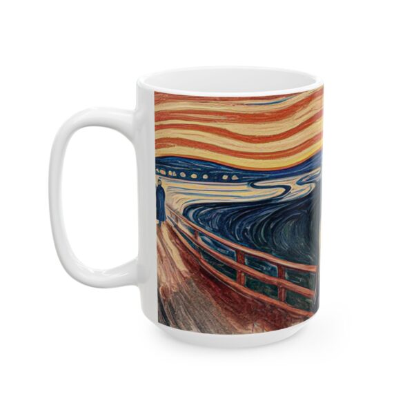 The Scream by Edvard Munch | Coffee Mug | 11 & 15 oz Mugs - Image 7