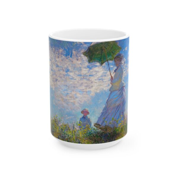 Woman with a Parasol Mug | Monet Coffee Mug | 11 & 15 oz - Image 5