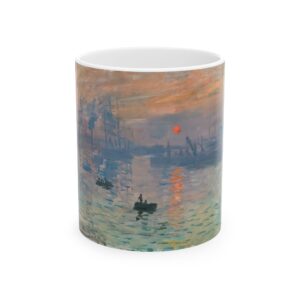 Impression Sunrise Mug | Claude Monet Coffee Mug | 11 & 15 oz