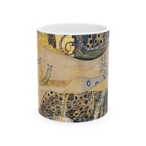Water Serpents (1907) Mug | Gustav Klimt Coffee Mug 11 & 15 oz |