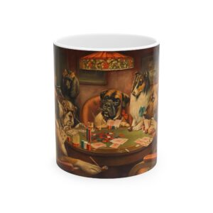 Dogs Playing Poker Mug ( 1900s) | Cassius Marcellus Coolidge Coffee Mug 11 & 15 oz |