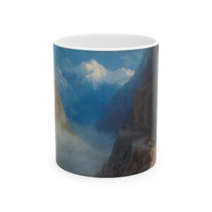 From Mleta to Gudauri Mug (1868)  | Ivan Aivazovsky Coffee Mug 11 & 15 oz |