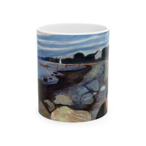 Melancholy Mug | Edvard Munch Coffee Mug | Historic Painting Collector Gift 11 oz & 15 oz