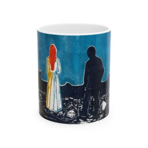 Two People: The Lonely Ones Mug (1899) | Edvard Munch Coffee Mug | Aesthetic Mug 11 oz & 15 oz