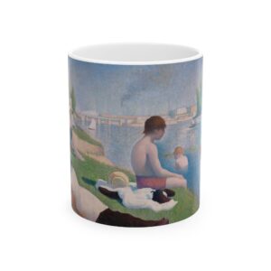 Bathers at Asnières Mug (1884) | Georges Seurat Coffee Mug 11 & 15 oz |