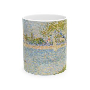 The Seine seen from La Grande Jatte Mug | Georges Seurat Coffee Mug 11 & 15 oz |